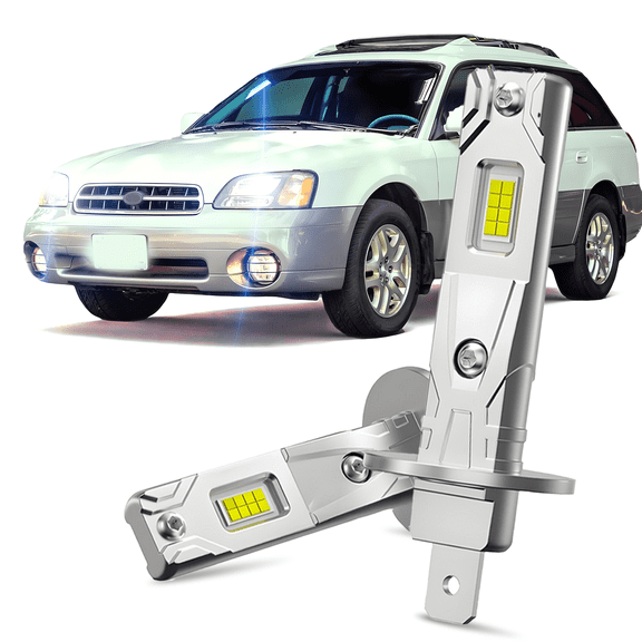 Fits 2000-2004 Subaru Outback LED Headlights Bulb H1 Low Beam Halogen Replacement Kit