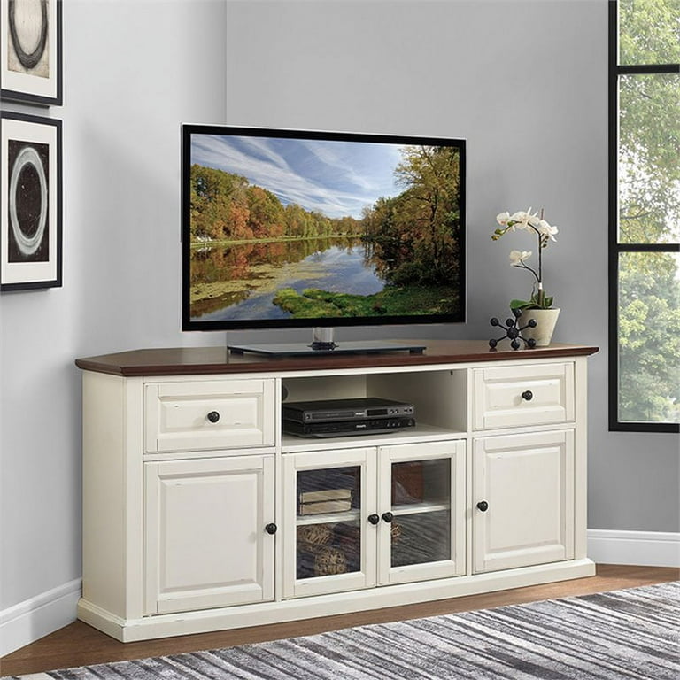 Mahogany corner tv stand discount