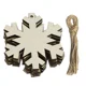 thumbnail image 3 of 10PCS DIY Wood Christmas Ornament Unfinsihed Wooden Christmas Tree Hanging Decorations for DIY Craft Xms Home Party Decor, 3 of 5