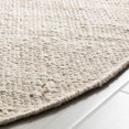 thumbnail image 3 of SAFAVIEH Natural Fiber Clara Solid Area Rug, Ivory, 4' x 4' Round, 3 of 8