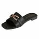 thumbnail image 1 of Huarache de Piso Mujer CASTALIA 220-79 Negro Detalle Dorado, 1 of 3