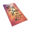 thumbnail image 2 of Disketp Not All Who Wander Are Lost Print Bathroom Towels,Cotton Towel,Soft Towels For Kitchen And Bath, 2 of 9