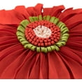 thumbnail image 3 of JWH 3D Decorative Round Orange  Daisy Flower Throw Pillows for Sofa Bedding Couch 12inch, 3 of 7