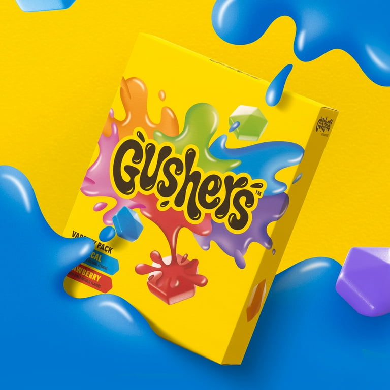 Gushers Fruit Flavored Snacks, 42 Pack, Strawberry and