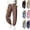 Coffee, variant on Tsivenald Sweatpants for Women Wide Leg Pants Elastic High Waist Trousers Fall Trendy Casual Baggy Sweat Pants with Pockets Size S-XXXL