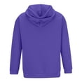 thumbnail image 5 of BXINGOHAI Mens Hooded Sweatshirts Breathable Hoodies Casual With Pockets Drawstring Pullover Shirts Basic Solid Sweatshirt Fall Savings Purple,XXXL, 5 of 5