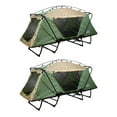 thumbnail image 1 of Kamp-Rite Lit de Camp Surdimensionné Polyvalent, Chaise et Tente, Installation Facile, Vert/tan (2 Pack), 1 of 9