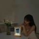 thumbnail image 5 of Moving Sand Art Painting Night Light, Sandscape Moving Sand Picture With LED Squares Glass Flowing Sand Display Relaxing Desktop Art For Home Office Decor50ML, 5 of 6