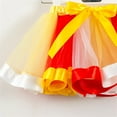 thumbnail image 4 of BAYAIXZ Tutu Skirt Kids Girls Ballet Skirts Costume Party Rainbow Tulle Dance Skirt Purple Tutu A Tutu Fourth Of July Tutu for Girls (Yellow,S), 4 of 5