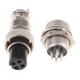 thumbnail image 5 of Enchufe y zócalo de conector de aviación a prueba de agua de 4 piezas, 5 of 6