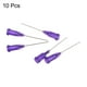 thumbnail image 3 of Aguja de dispensación de punta roma Uxcell para pistola de pegamento líquido, 21G 1", paquete de 10 (Púrpura), 3 of 7