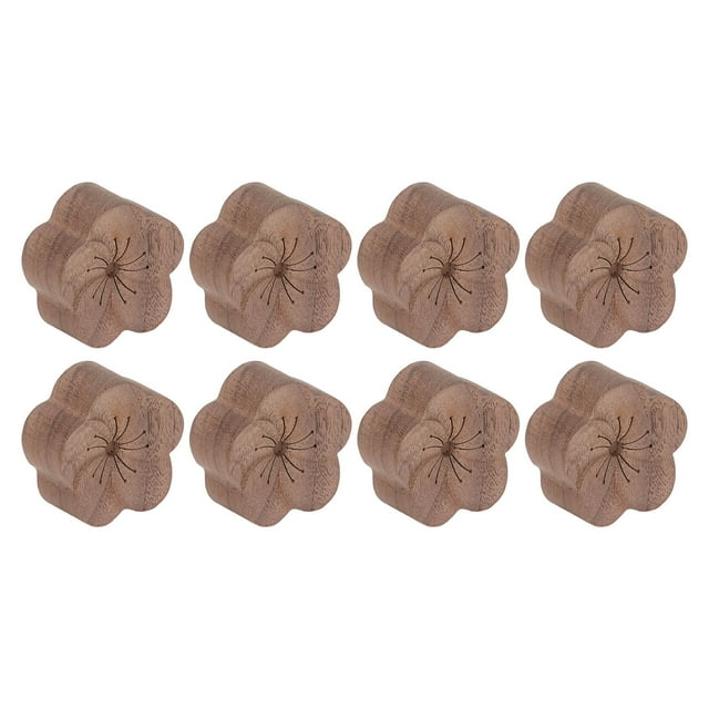 Difusor Ambientador De Aire Para Coche, Difusor De Madera Con Forma De Flor, Diseño Simple, Fácil De Usar, Aceite Esencial Para Coche, 8 Uds.