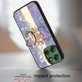 thumbnail image 3 of For Motorola Moto G Power 5G 2025 SPLENDID Diamond Glitter Ornaments Engraving Case Cover - Enchanted Butterfly Purple, 3 of 3