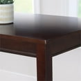 thumbnail image 6 of Riverbay Furniture MDF and Rubberwood Walnut Brown Pub Table Rectangular 47.25" Unassembled, 6 of 12