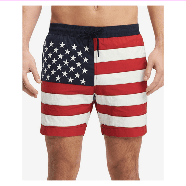 Tommy Hilfiger Men's Flag 6.5'' Swim Trunks, XL, MSRP $79 - Walmart.com