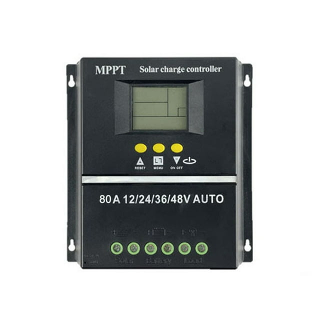 Identificación automática de voltaje Controlador solar MPPT Pantalla LCD Sistema fuera de la red Si MABOTO Controlador