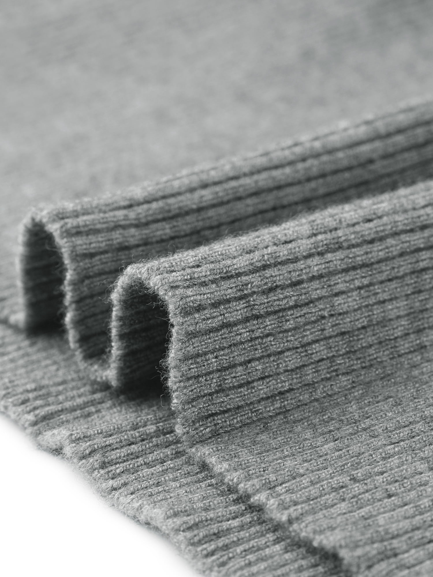 DARING DIVA Square Neck Ribbed Knit Pullover Sweater Top XL Gray