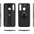 thumbnail image 4 of HAHDAXIA Compatible for Case Huawei Honor 20I, 360°Rotatable Metal Ring Bracket Cover for Magnetic Car Mount, Shockproof TPU Phone Case Black Red & 2X Screen Protector, 4 of 7