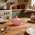 thumbnail image 5 of Vintage Fish on Nest Crystal Glass Covered Candy Dish, Clearance, Decorative Pedestal Bowl with Lid, Colorful Glass Jar for Candy, Jewelry, Home Decor & Table Centerpiece(B), 5 of 6
