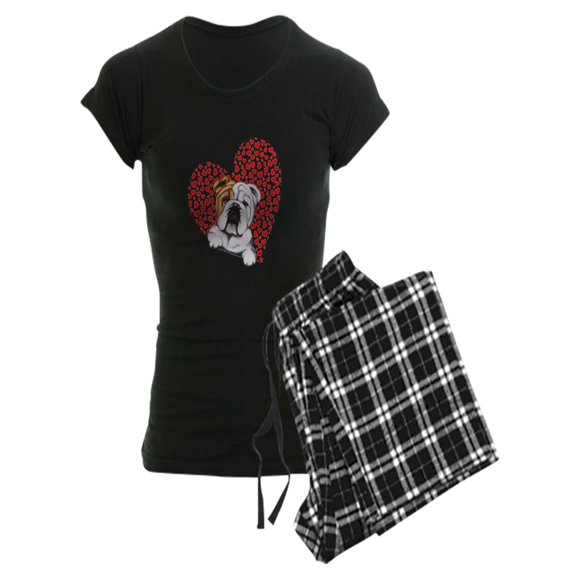 CafePress - Eb1lovetiny10 Center Pajamas - Women's Dark Pajamas