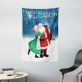 thumbnail image 1 of Santa Ornaments Holiday Tapestry Wall Hanging for Living Room Bedroom Dorm Decor, 1 of 1