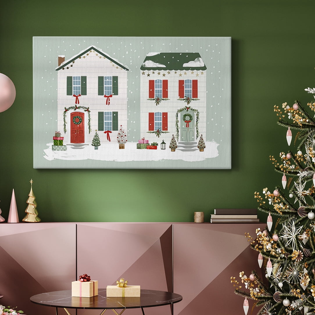 Festive Front Door Collection A- Gallery Wrapped Canvas