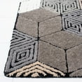 thumbnail image 3 of SAFAVIEH Fifth Avenue Dedan Geometric Wool Area Rug, Ivory/Grey, 4' x 6', 3 of 8