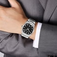 thumbnail image 5 of SKMEI Watch for Men Analog Quartz Luminous Business Watches Waterproof Stainless Steel Casual Date Men Wristwatch, 5 of 6