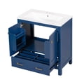 thumbnail image 4 of 30" Bathroom Vanity With Single Sink, Soft Closing Door, Drawer Combo Cabinet Undermount Sink, Solid Wood Multifunctional Storage Cabinet For Bathroom, 4 of 9