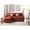 Red, variant on ACME Cleavon II Reversible Sectional Sofa & Ottoman w/2 Pillows, Red Linen
