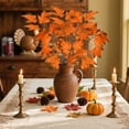 thumbnail image 5 of Cheapark Artificial Fall Maple Leaf - One Realistic Color Flower Arrangement Accessory for Thanksgiving Home Scenic Decor, 5 of 6
