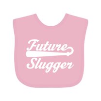 Inktastic Baseball Future Slugger Boys or Girls Baby Bib