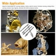 thumbnail image 6 of 10Pcs 1/8" Wood Carving Engraving Drill Bit Set Milling Cutter For Dremel Rotary, 6 of 8