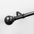 thumbnail image 4 of Mainstays 1" Black Ball Adjustable Single Curtain Rod 84-120", 4 of 8