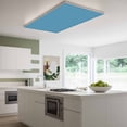 thumbnail image 3 of Blue Magnetic Fluorescent Light Covers for Ceiling Lights 2 x 4 Feet, Modern Pure Wave Ride Office Classroom Kitchen Drop Ceiling Light Covers Lighting Filters Shade Panel 3 Packs, 3 of 9