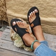 thumbnail image 5 of Willtoo Womens Orthopedic Sandals Slip on Non Slip Arch Support Summer Flat Sandals Wide Walking Shoes 2026 Comfortable Foam Shoes, 5 of 7