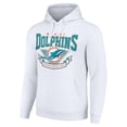 thumbnail image 2 of Men's Starter White Miami Dolphins -80s Inspired Pullover Hoodie, 2 of 3