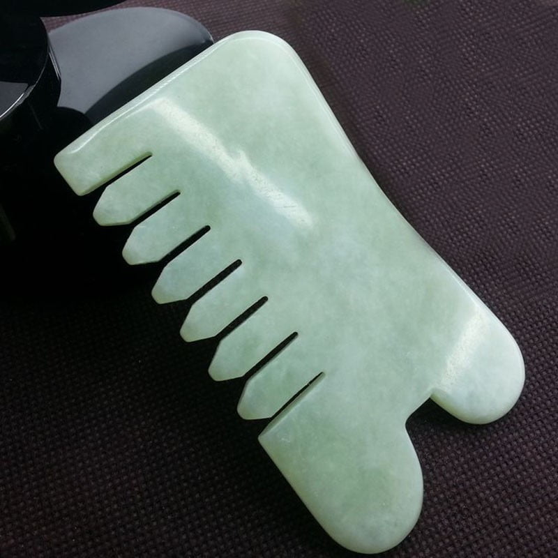 Yannee Ancient Face Body SPA Massage Jade Board Gua Sha Facial Massager Scraping Tool