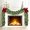 6FT with Bow, variant on Guvpev 9FT Christmas Cedar Garland with 3 Red Bow, Realistic Soft Faux Cedar Garlands,Thickness Pine Garland for Home Fireplace, Mantel, Table, Stairs, Indoor Outdoor Christmas Decorations