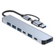 thumbnail image 5 of Concentrador USB 3.0 multipuerto, divisor multiUSB de 4 puertos USB C, puerto 3.0 y 2.0 para PC, portátil y ordenador., 5 of 8