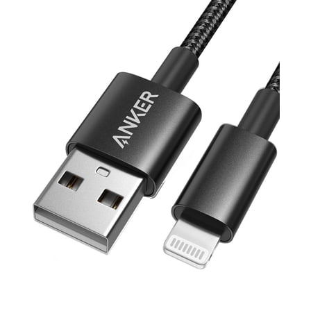 Anker USB A to Lightning Cable(3.3FT, 1Pack), MFi Certified Nylon USB to Lightning Cord