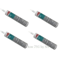 Dow Corning 795 Silicone Sealant Black 10.3oz Tu [Set of 4]