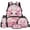 Cherry Blossom Axolotl, variant on HUIACONG Camo Bow Backpack for Boys Girls, Camouflage Bow Print School Bag 4PCS Set with Lunch Box, Pencil Case & Water Bottle Sleeve for Elementary Kids