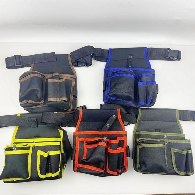 S11 Organiseur d'Outils Monté à la Taille Robuste : Pochette Multi-Usage à 3 Couches pour Électriciens, Professionnels de Réparation et Travailleurs de la Construction – Solution de Rangement Durable, Ergonomique et Légère