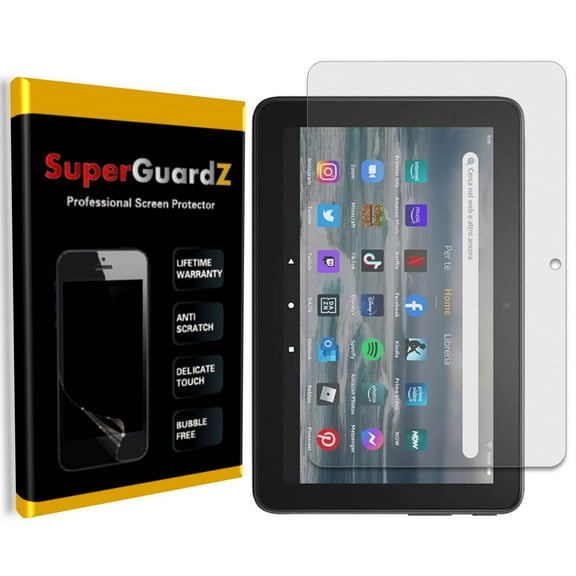 [2-PACK] For Amazon Fire 7 (12th Gen, 2022) / Fire 7 Kids Edition (12th Gen, 2022) - SuperGuardZ Anti Blue Light [Eye Protection] PET Film Screen Protector, Anti-Scratch, Anti-Bubble