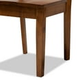 thumbnail image 6 of Baxton Studio Gervais Dining Chair, Set of 2, Walnut Brown, 6 of 8