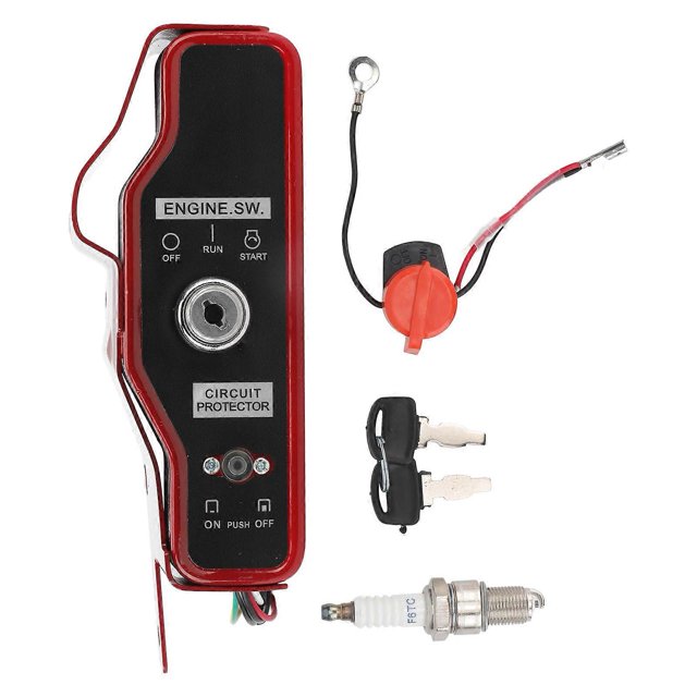 Ignition Switch Box with Key for GX340 GX390 11hp 13hp Engine Generator Replacement Accessories