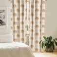 thumbnail image 2 of Ambesonne Vintage Curtains, Royal Baroque Roses, Pair of 28"x95", Pale Brown White, 2 of 5