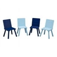 thumbnail image 4 of Delta Children Kids 5-Piece Activity Table and Chair Set, Gray / Blue, 4 of 5