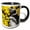 Black/White, variant on 3drose, Magellanic Penguin at Burrow, Falkland Islands, 11oz Two-tone Black Mug